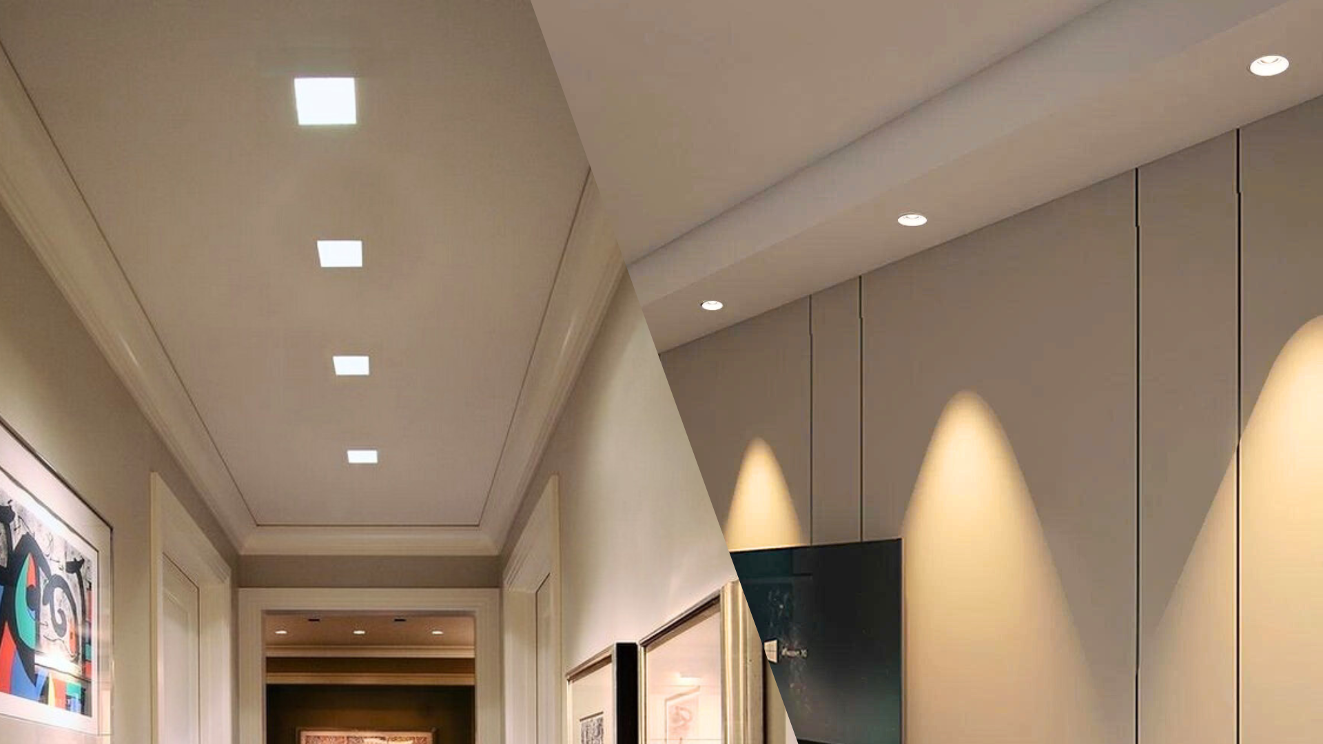 Nên Chọn Đèn LED Âm Trần Vuông Hay Tròn?