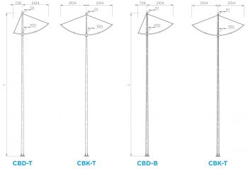 Cột thép cần cánh buồm