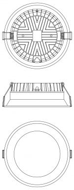 ELDL01 - Bộ đèn LED Downlight âm trần tròn