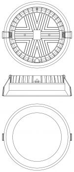 ELDL01 - Bộ đèn LED Downlight âm trần tròn