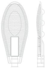 ELST04 - Đèn LED Chiếu sáng đô thị thiết kế nguyên khối